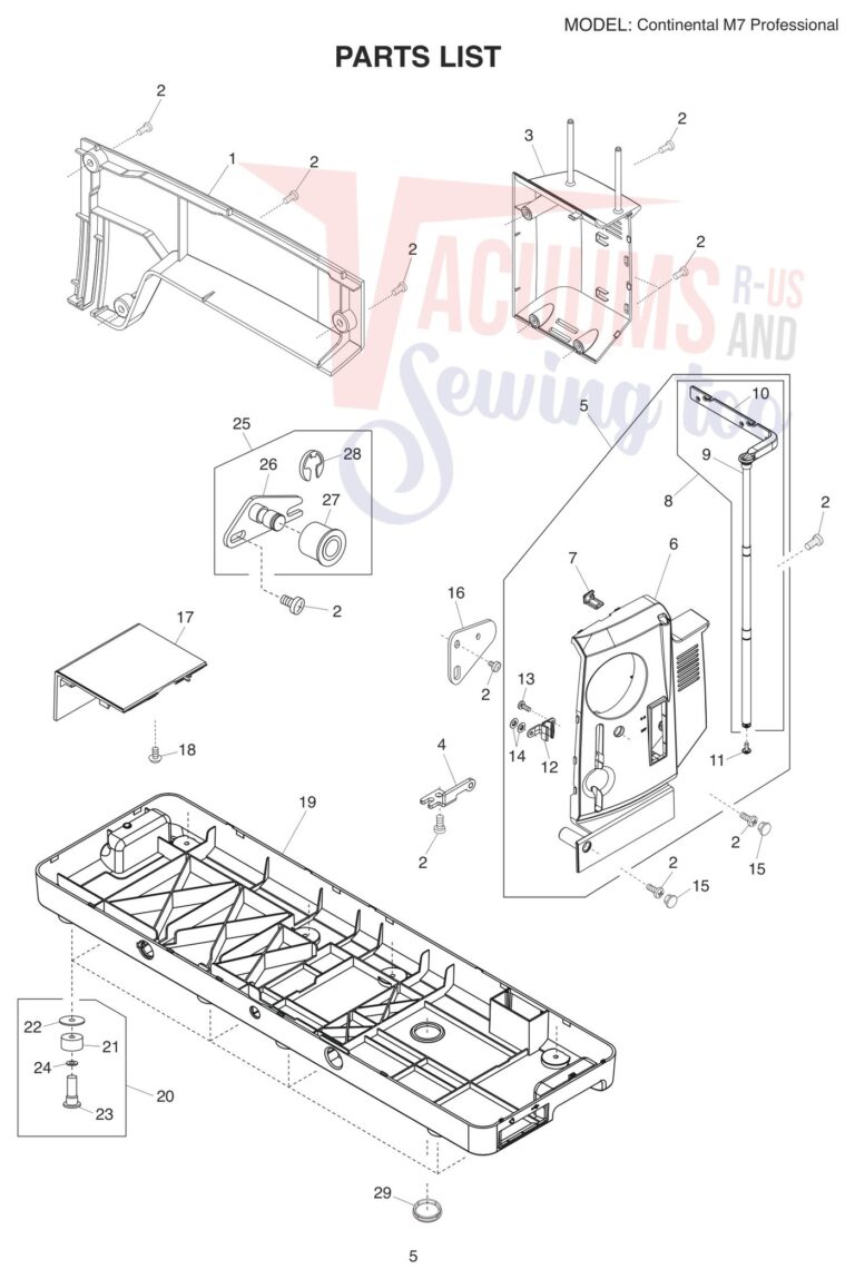 Janome M7 schematic page 13 preview
