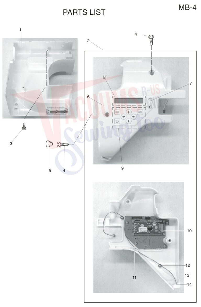 Janome MB4 schematic page 1 preview