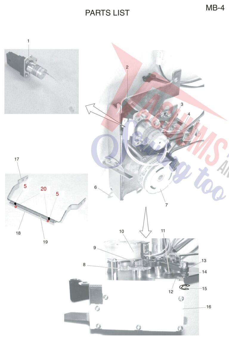 Janome MB4 schematic page 4 preview