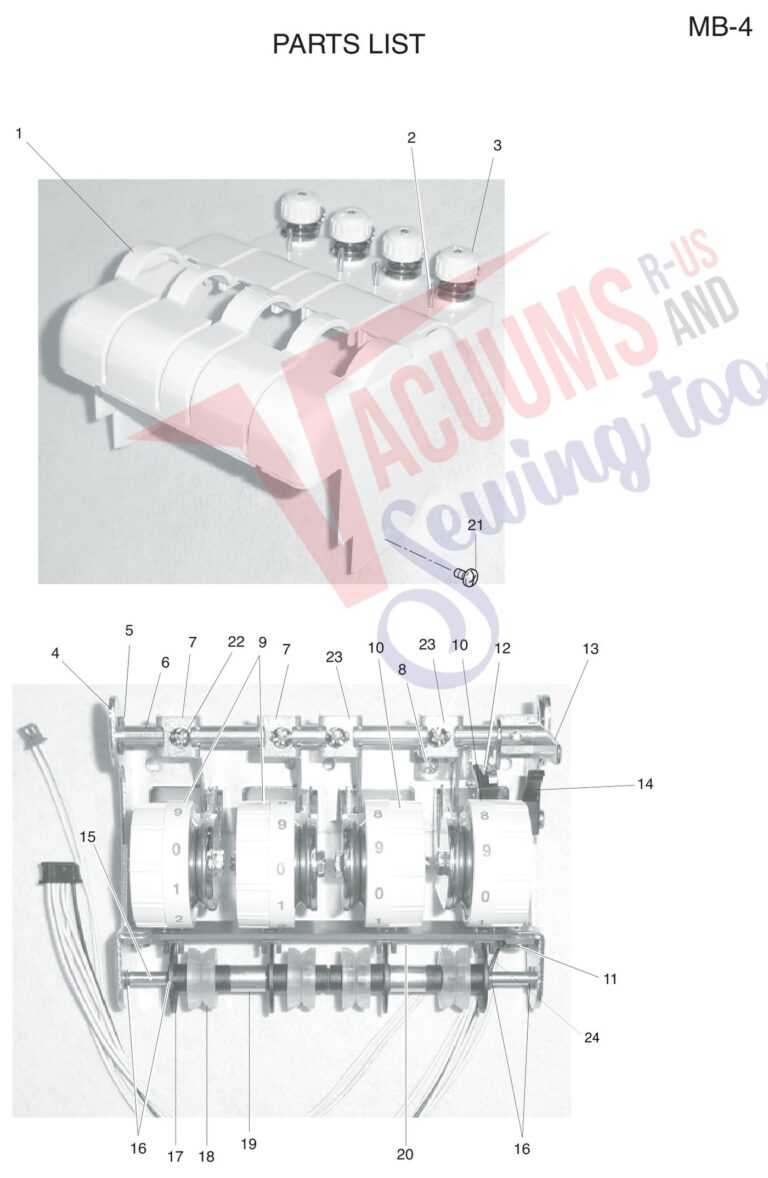 Janome MB4 schematic page 5 preview