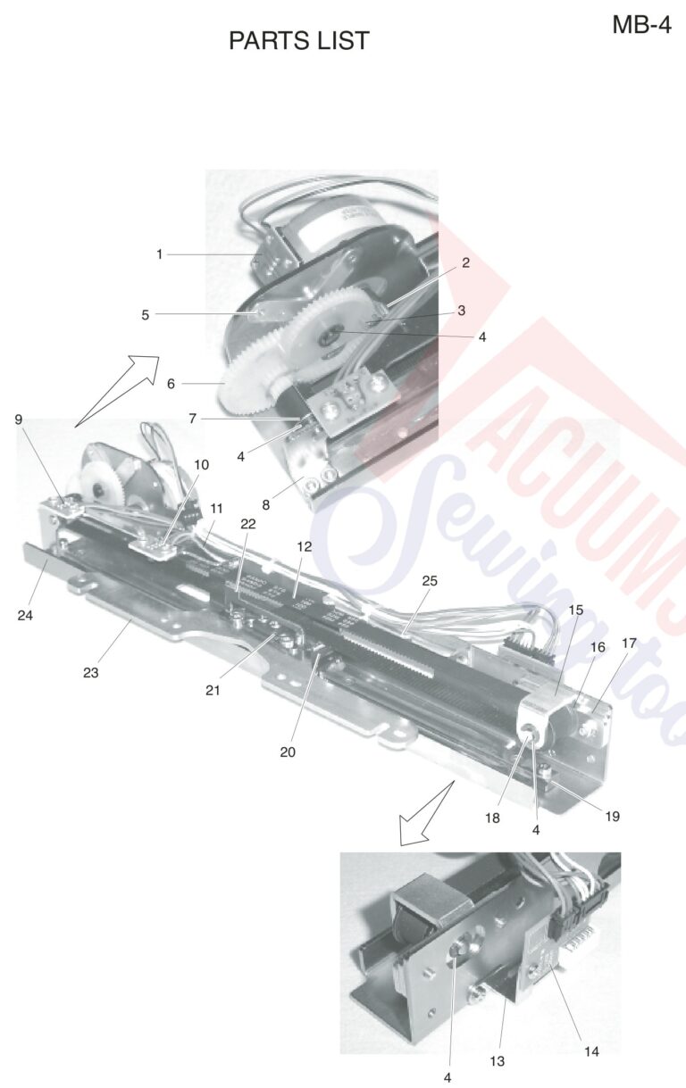 Janome MB4 schematic page 6 preview