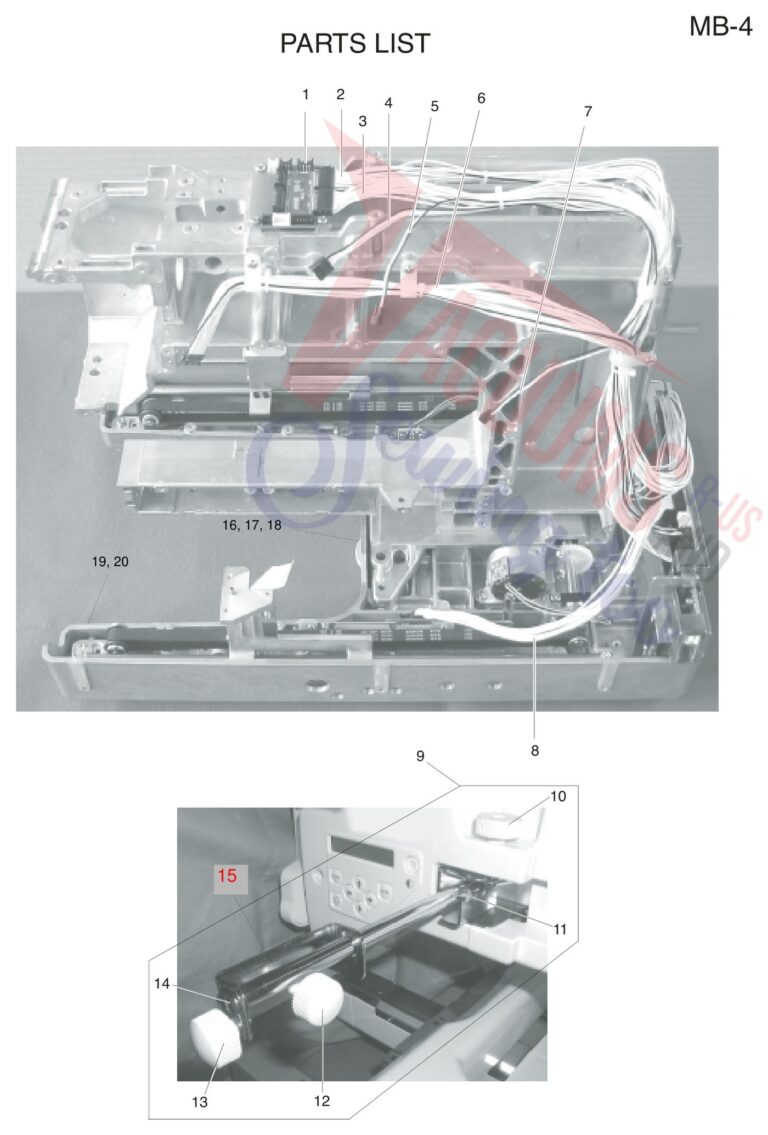 Janome MB4 schematic page 9 preview