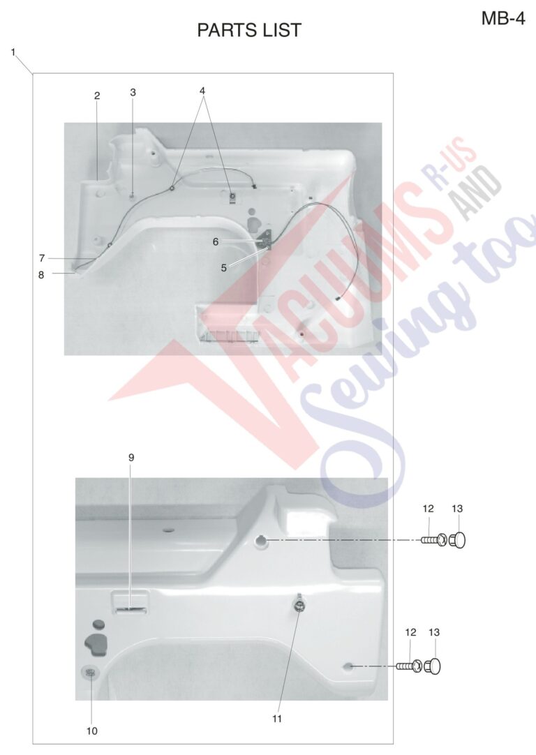 Janome MB4 schematic page 12 preview