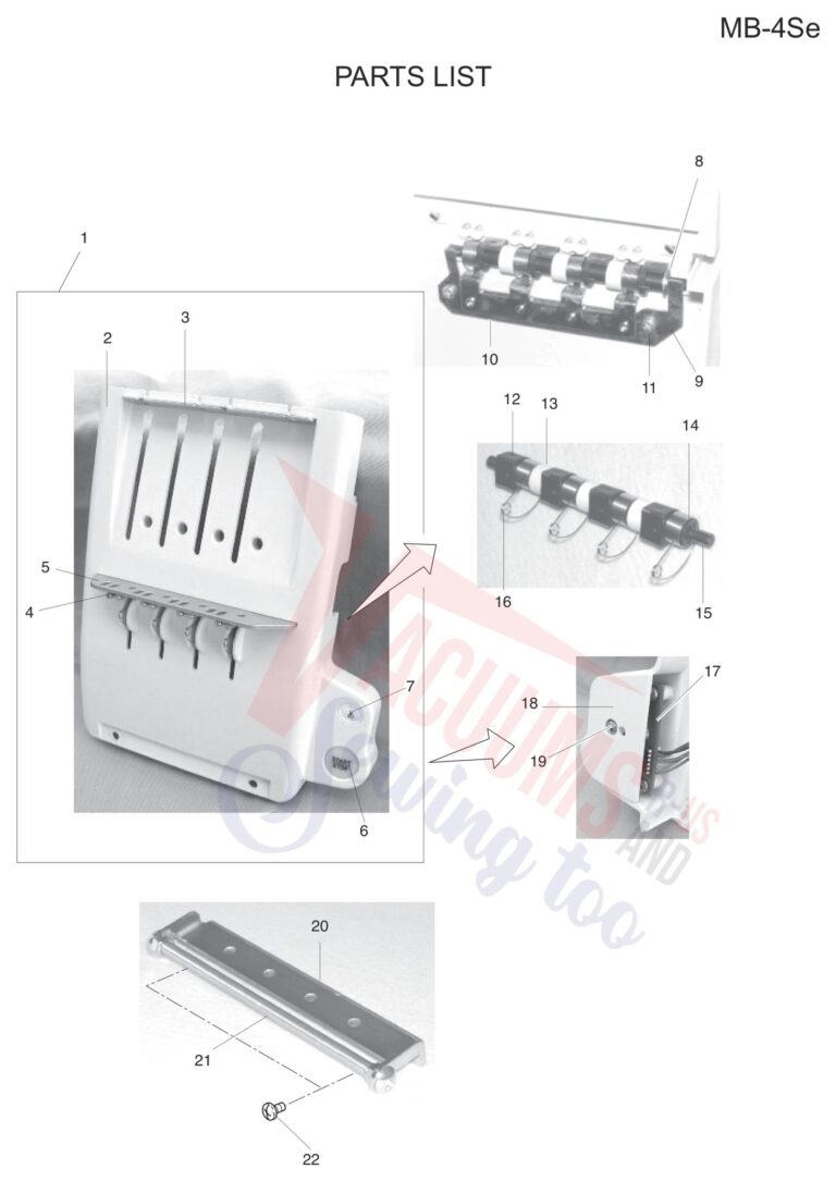 Janome MB4SE V3 schematic page 4 preview