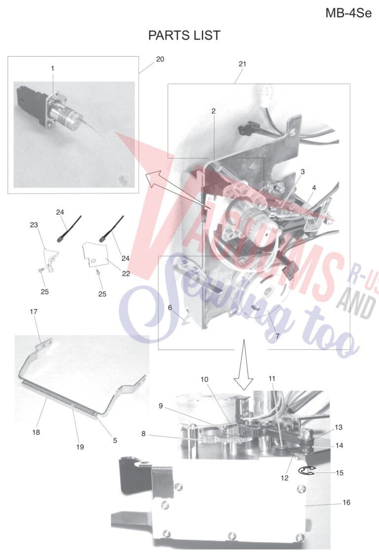 Janome MB4SE V3 schematic page 5 preview