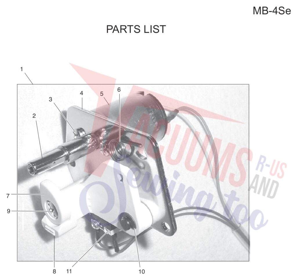 Janome MB4SE V3 exploded schematic diagram (page 13)