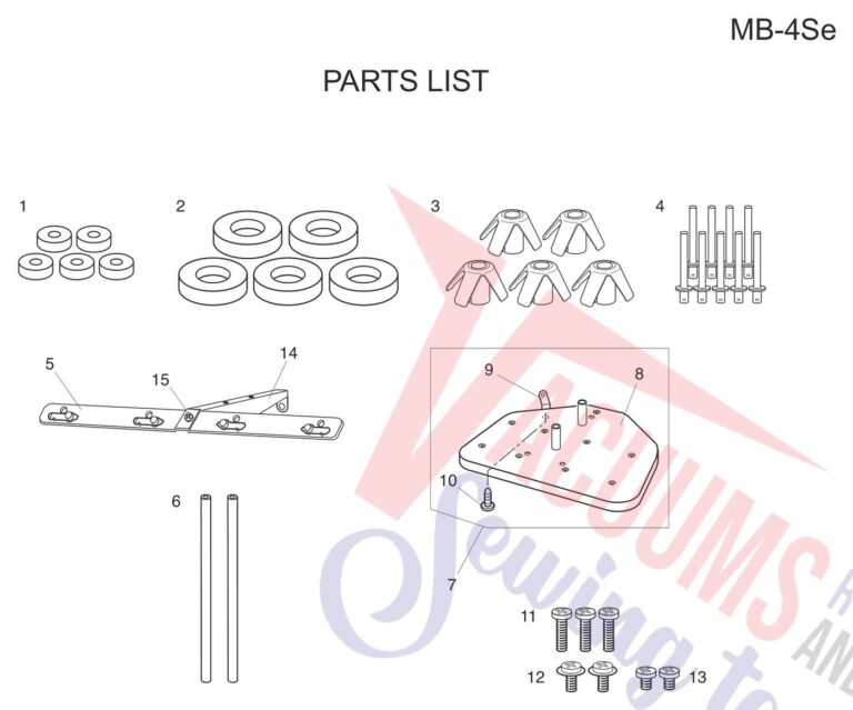 Janome MB4SE V3 schematic page 15 preview