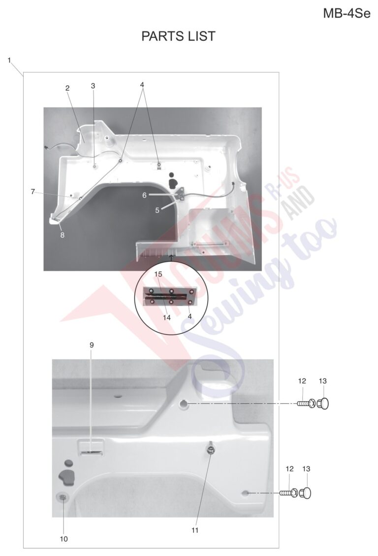 Janome MB4SE V3 schematic page 17 preview