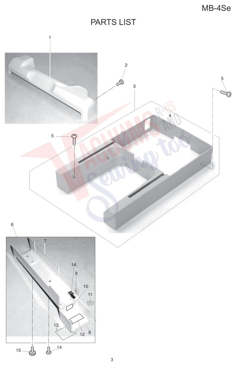 Janome MB4SE V3 schematic page 18 preview
