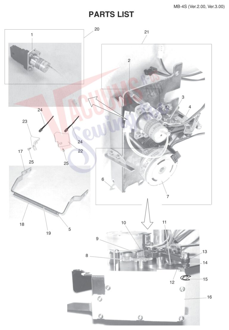 Janome MB4S V2 schematic page 4 preview