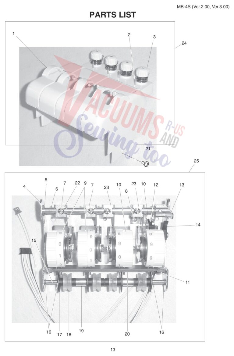 Janome MB4S V2 schematic page 5 preview