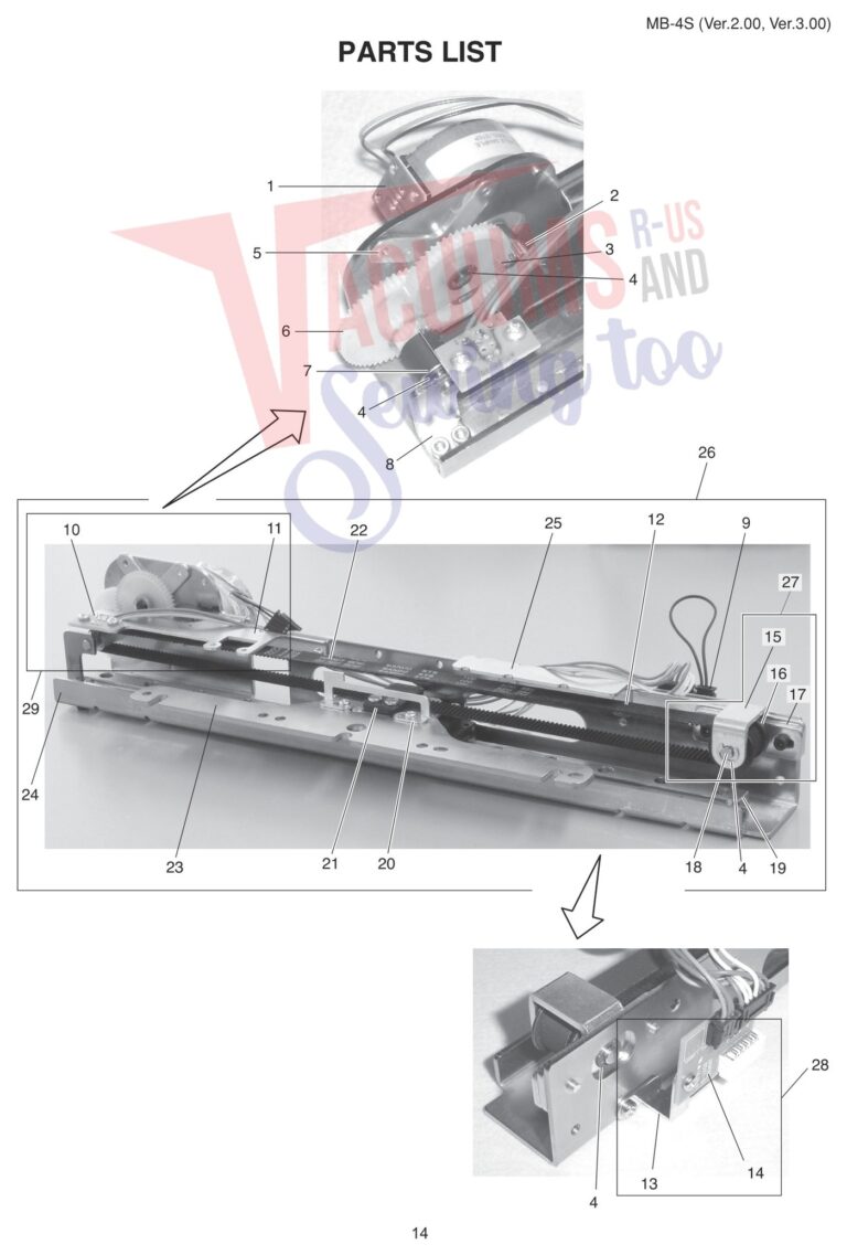 Janome MB4S V2 schematic page 6 preview