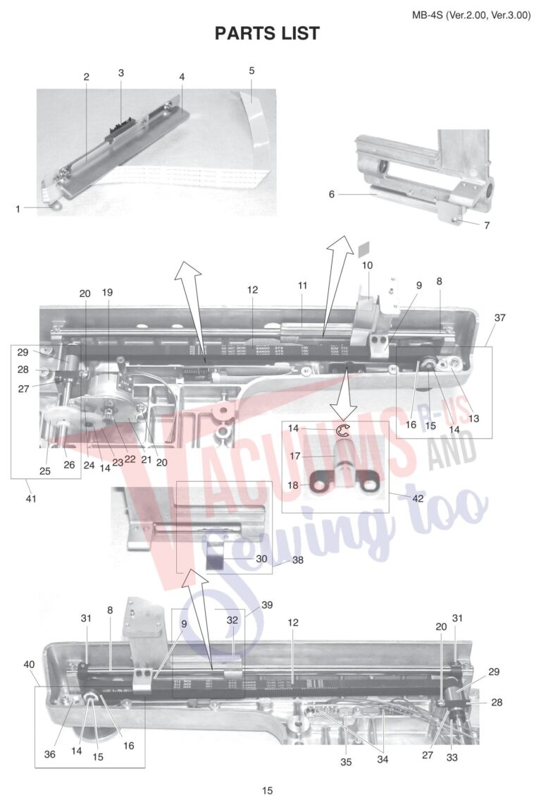Janome MB4S V2 schematic page 7 preview