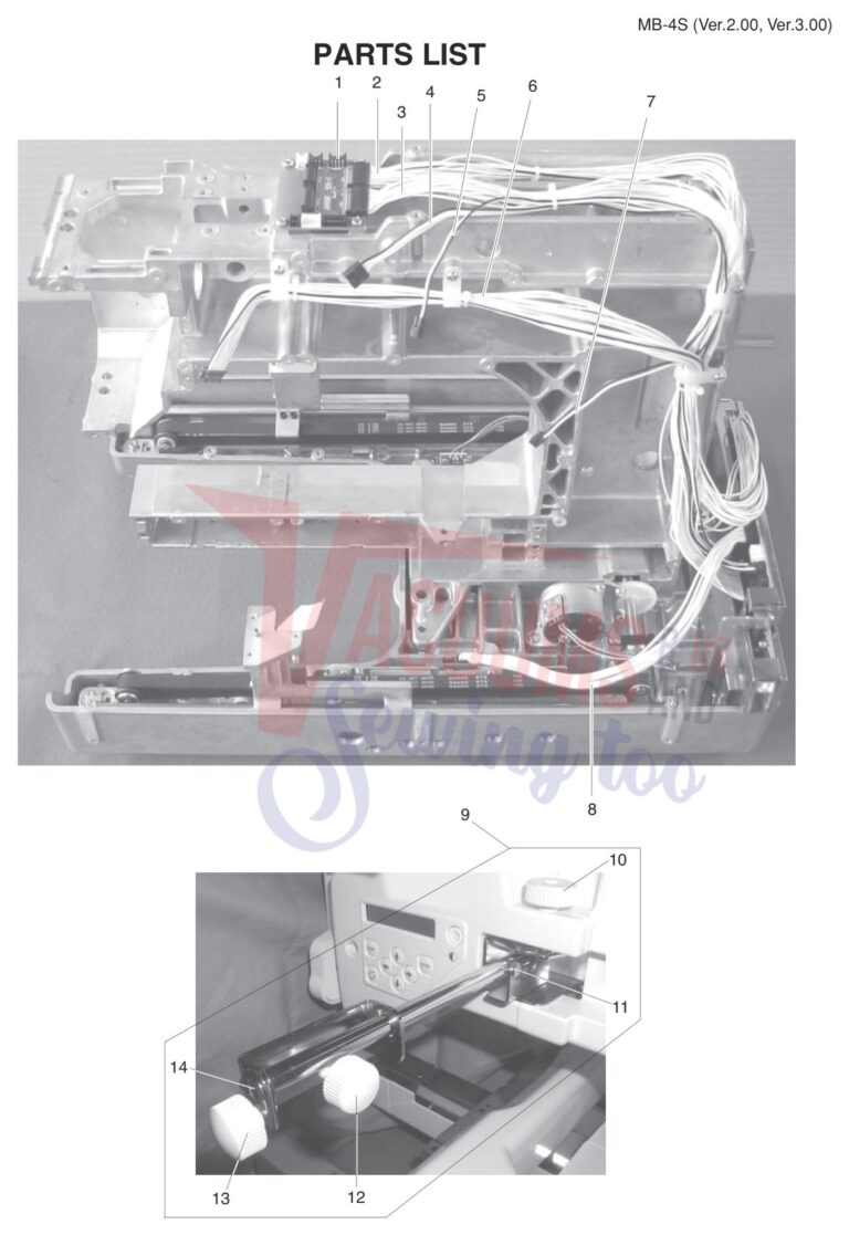 Janome MB4S V2 schematic page 9 preview