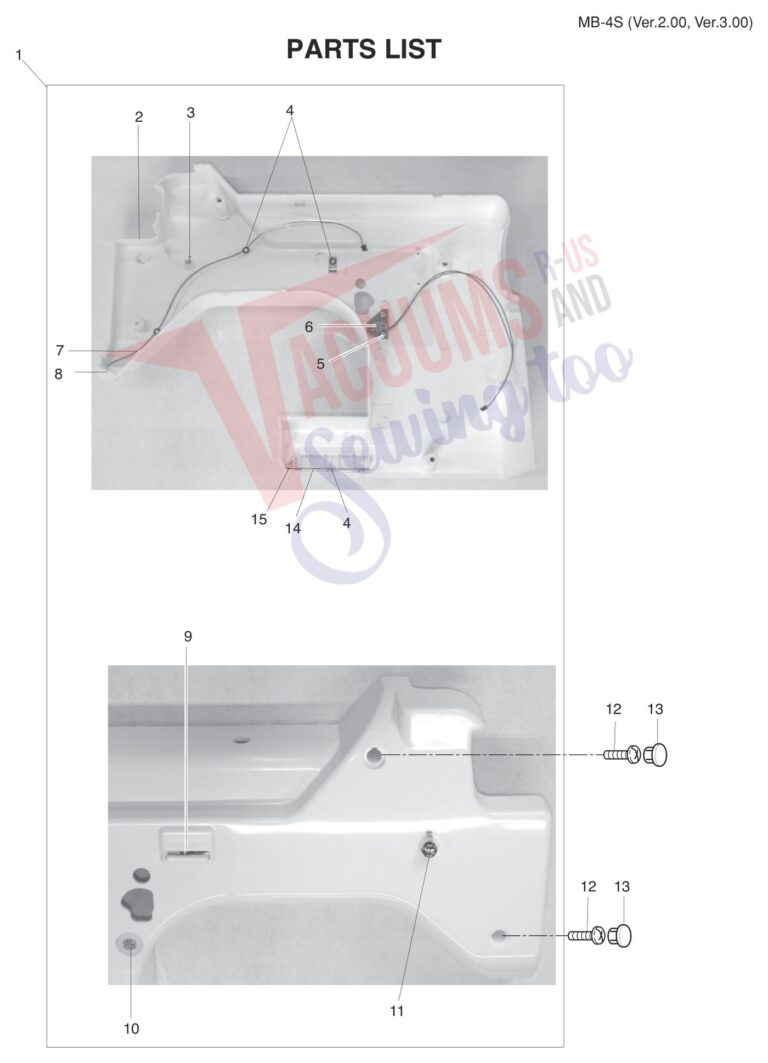 Janome MB4S V2 schematic page 12 preview