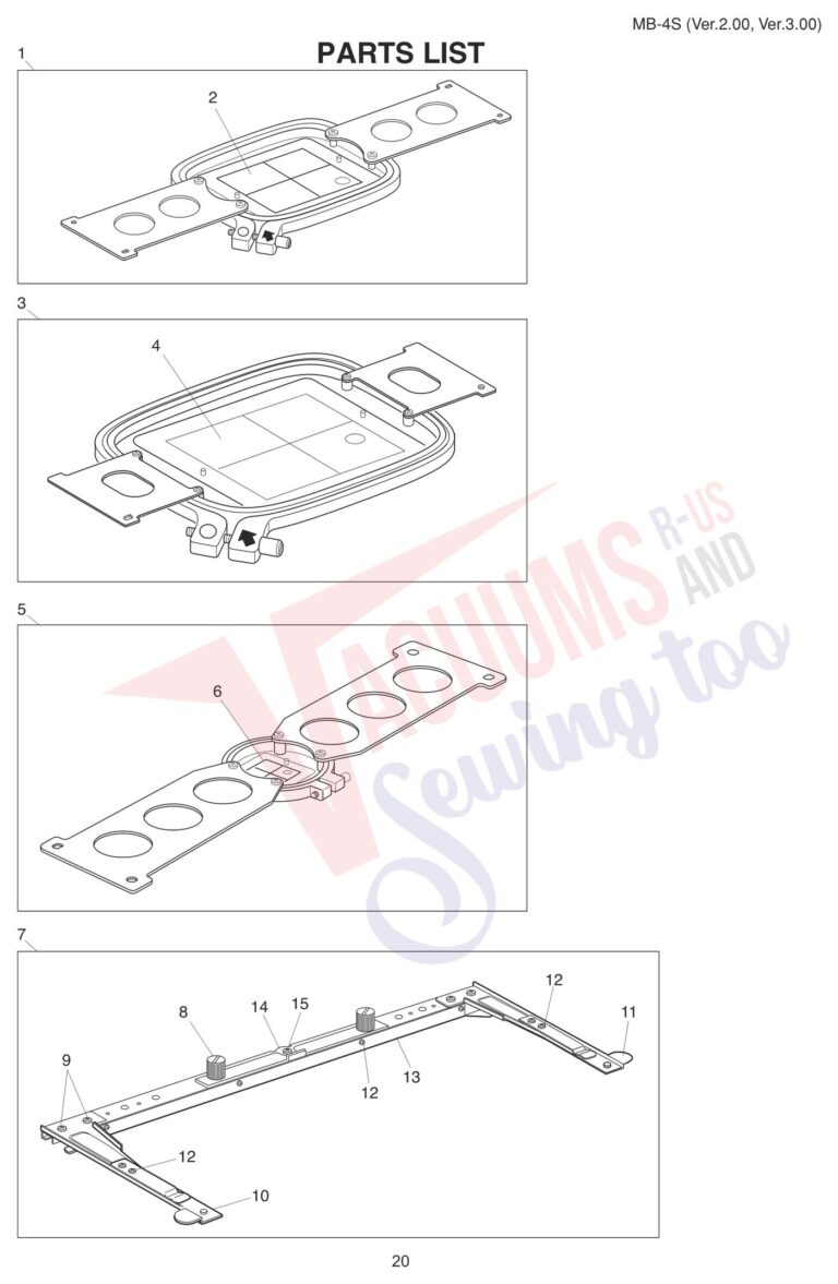 Janome MB4S V2 schematic page 13 preview