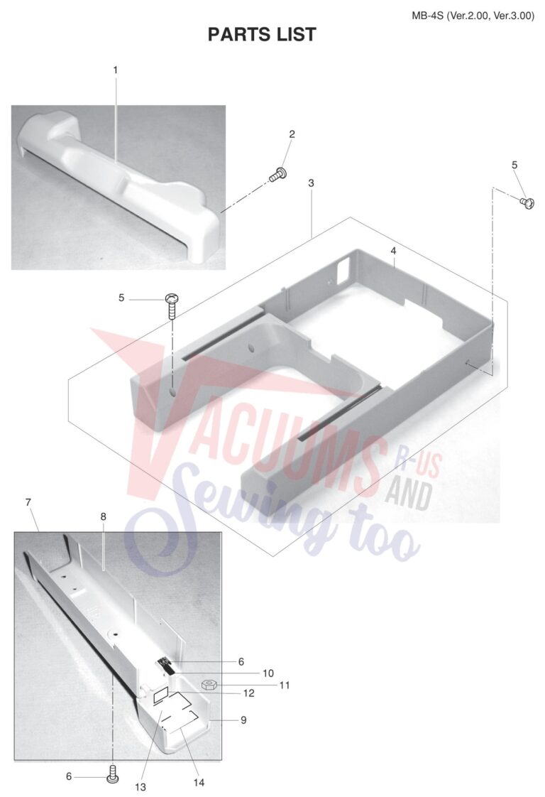 Janome MB4S V2 schematic page 16 preview