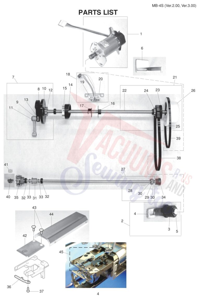 Janome MB4S V2 schematic page 17 preview