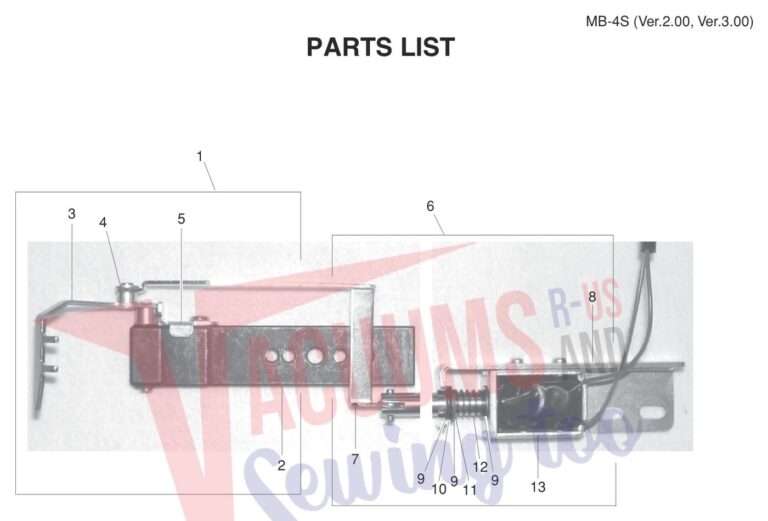 Janome MB4S V2 schematic page 19 preview