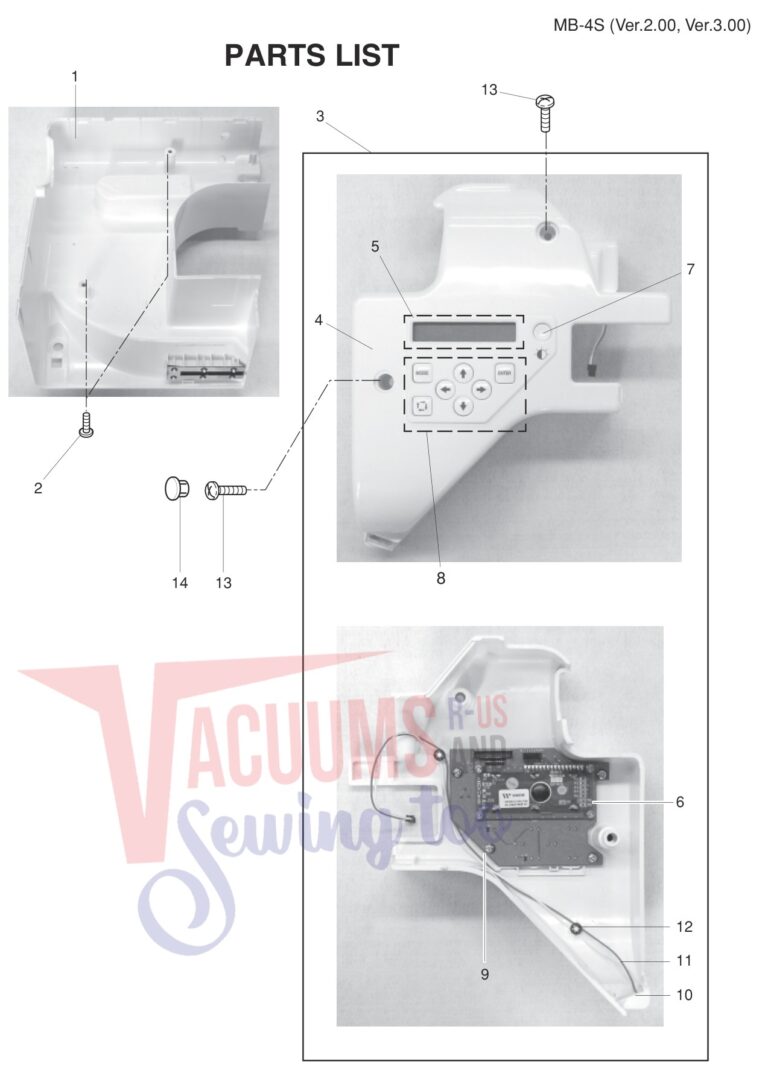 Janome MB4S V3 schematic page 1 preview