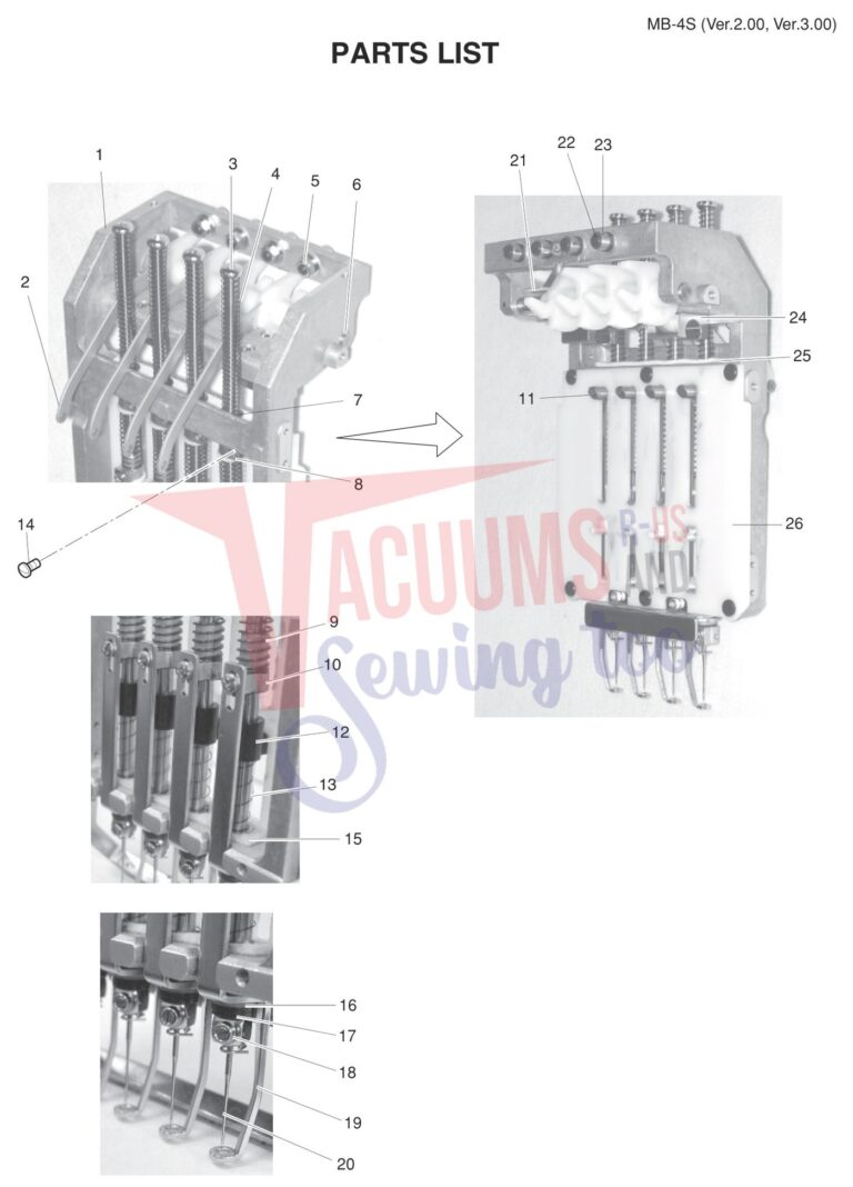 Janome MB4S V3 schematic page 2 preview