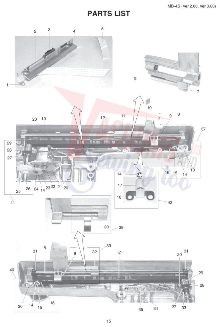 Janome MB4S V3 schematic page 7 preview