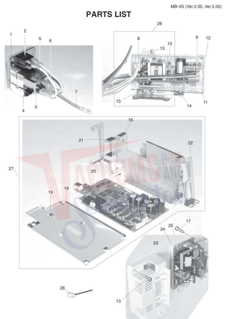 Janome MB4S V3 schematic page 8 preview