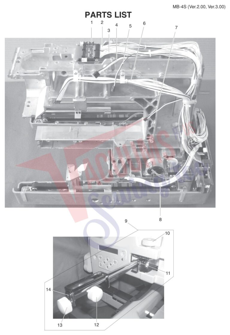 Janome MB4S V3 schematic page 9 preview