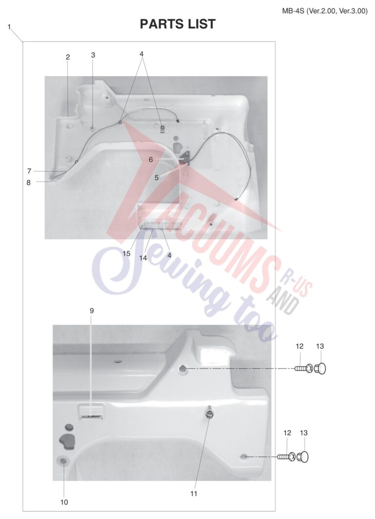 Janome MB4S V3 schematic page 12 preview