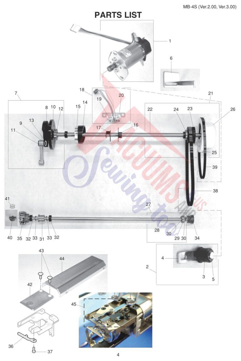 Janome MB4S V3 schematic page 17 preview