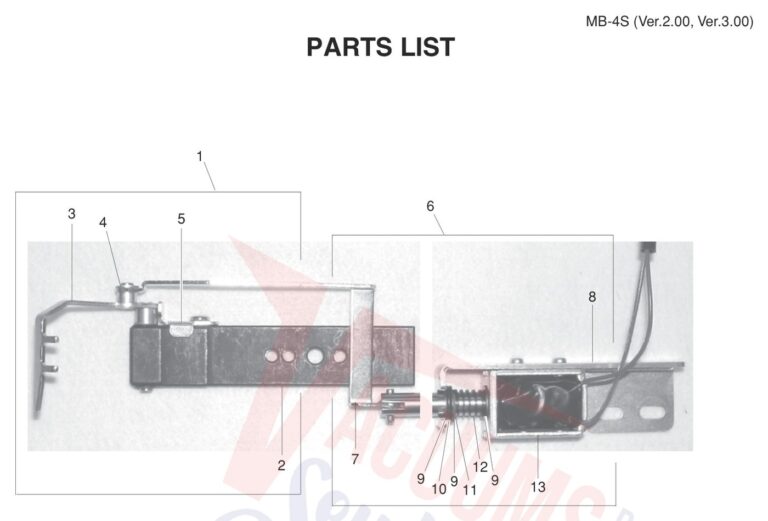Janome MB4S V3 schematic page 19 preview