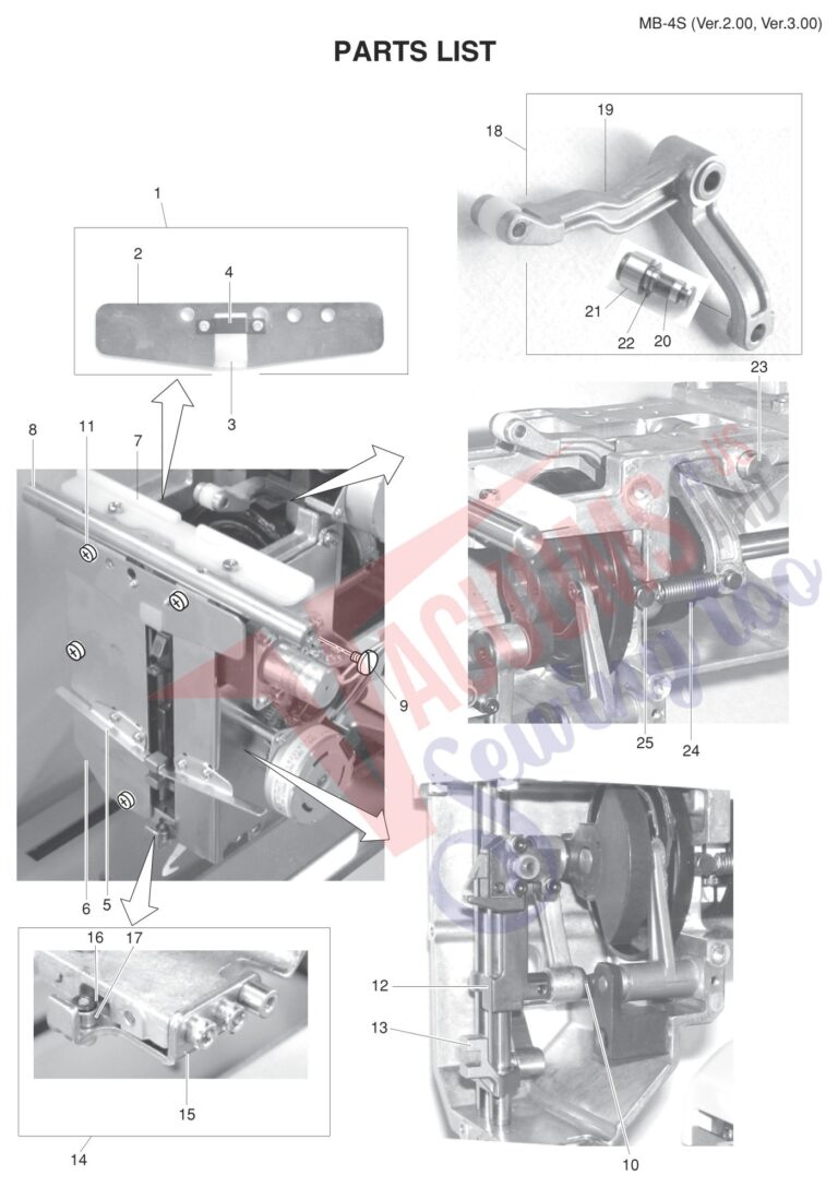 Janome MB4S V3 schematic page 20 preview