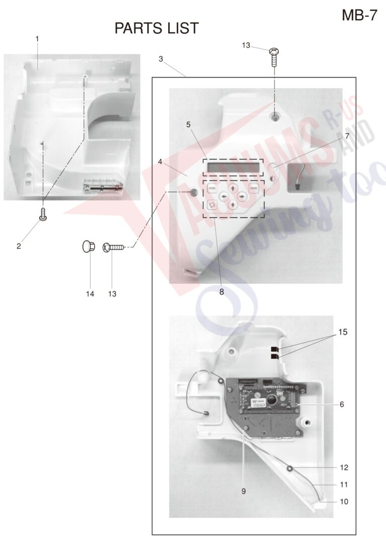 Janome MB7 schematic page 1 preview