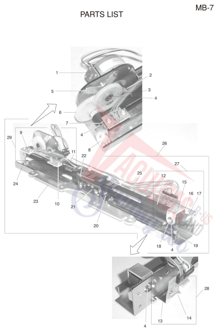 Janome MB7 schematic page 6 preview