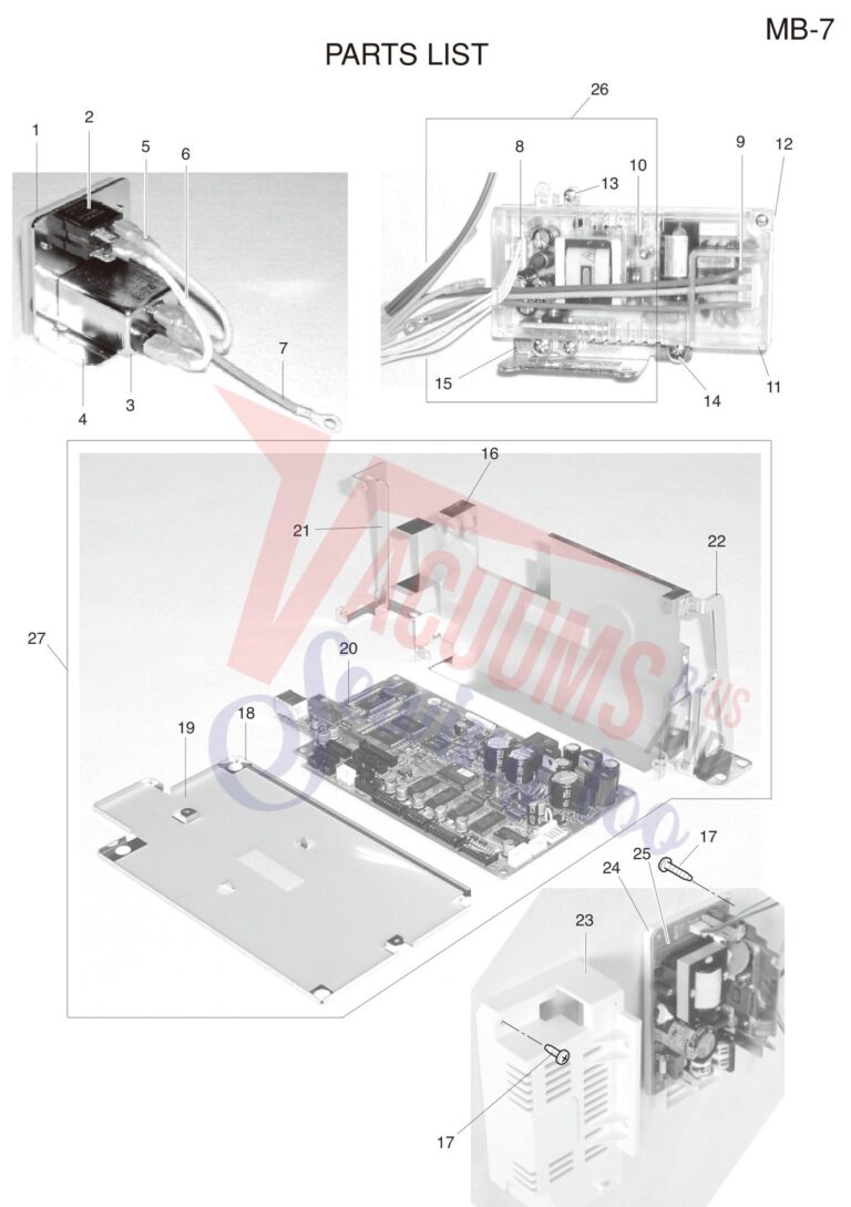 Janome MB7 schematic page 8 preview
