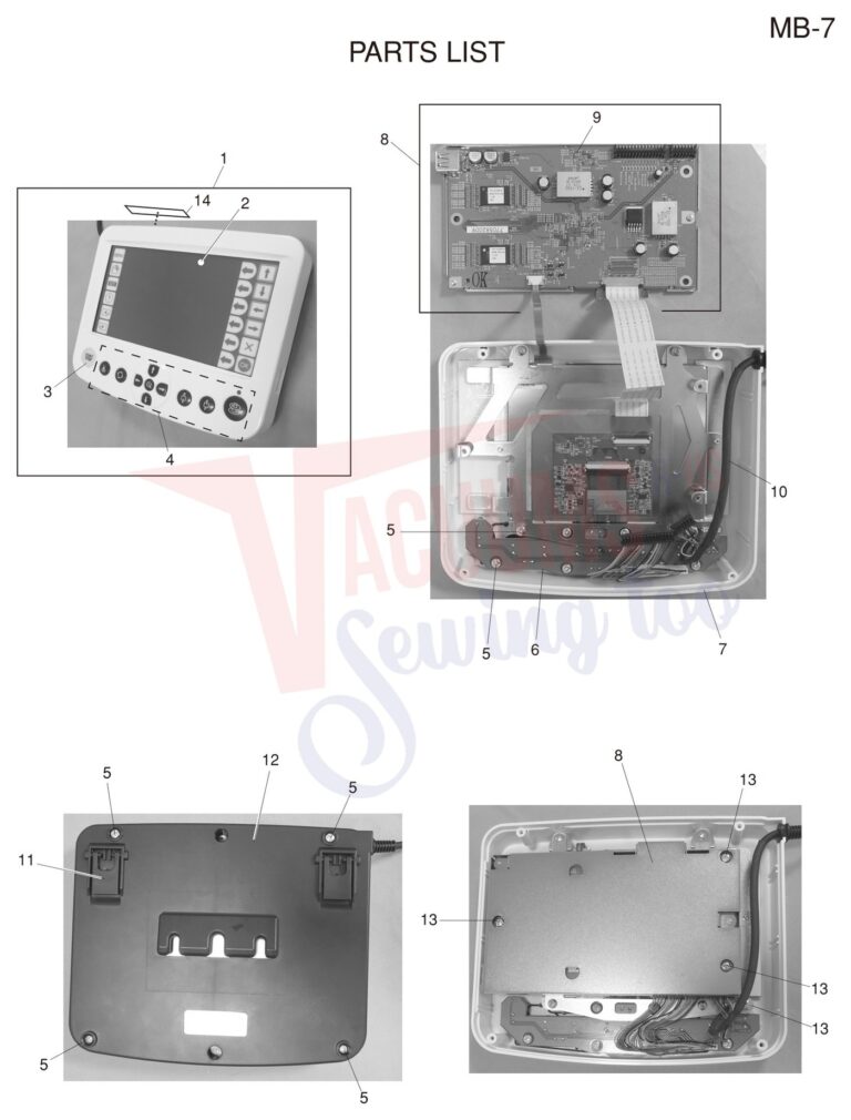 Janome MB7 schematic page 10 preview