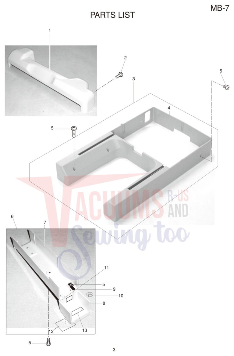 Janome MB7 schematic page 16 preview