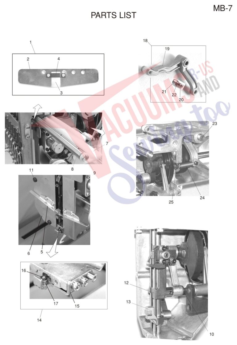 Janome MB7 schematic page 20 preview