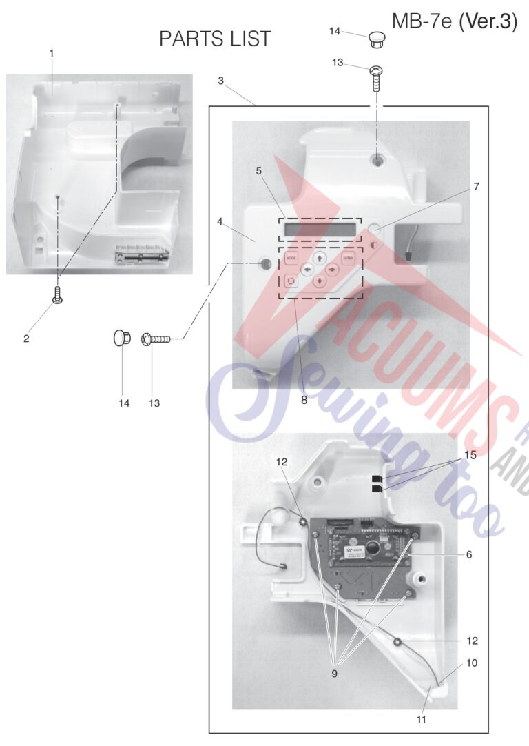 Janome MB7 V3 schematic page 1 preview
