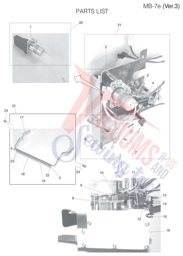 Janome MB7 V3 schematic page 4 preview