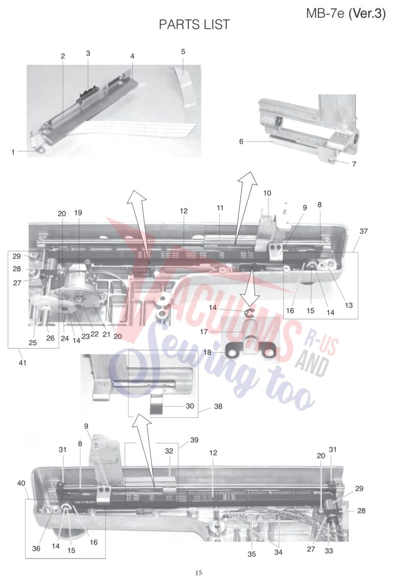 Janome MB7 V3 schematic page 7 preview