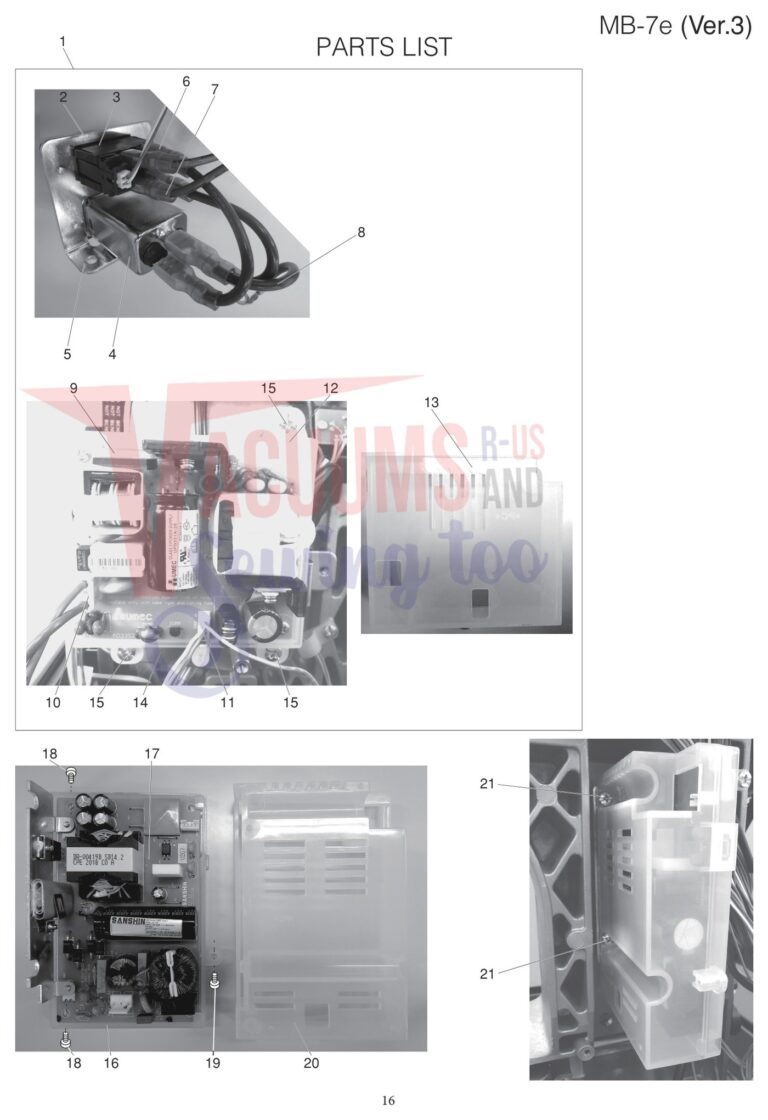 Janome MB7 V3 schematic page 8 preview