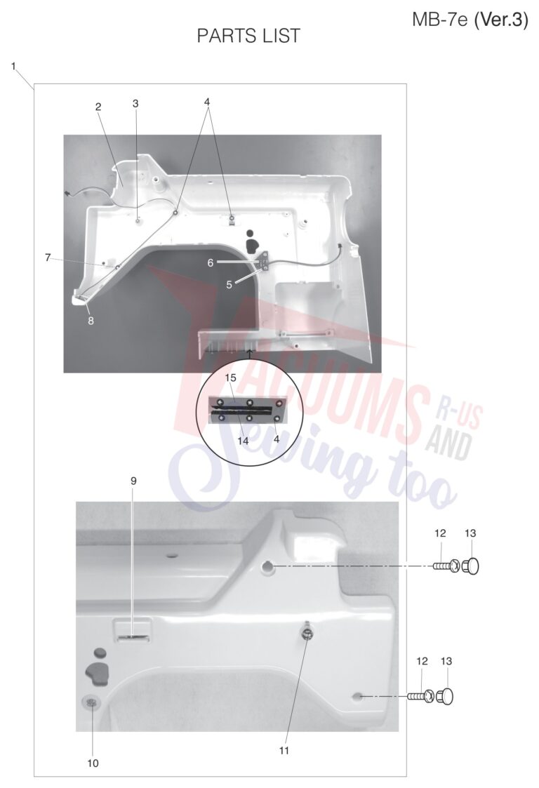 Janome MB7 V3 schematic page 12 preview