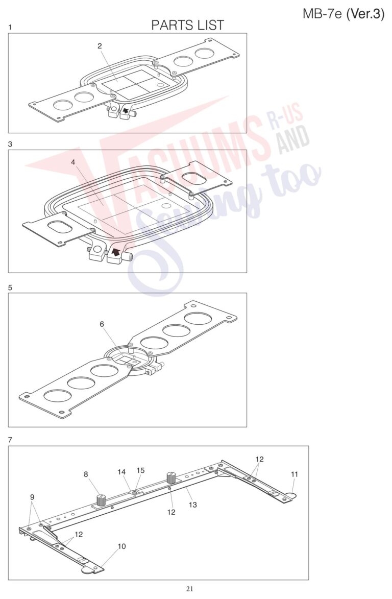 Janome MB7 V3 schematic page 14 preview
