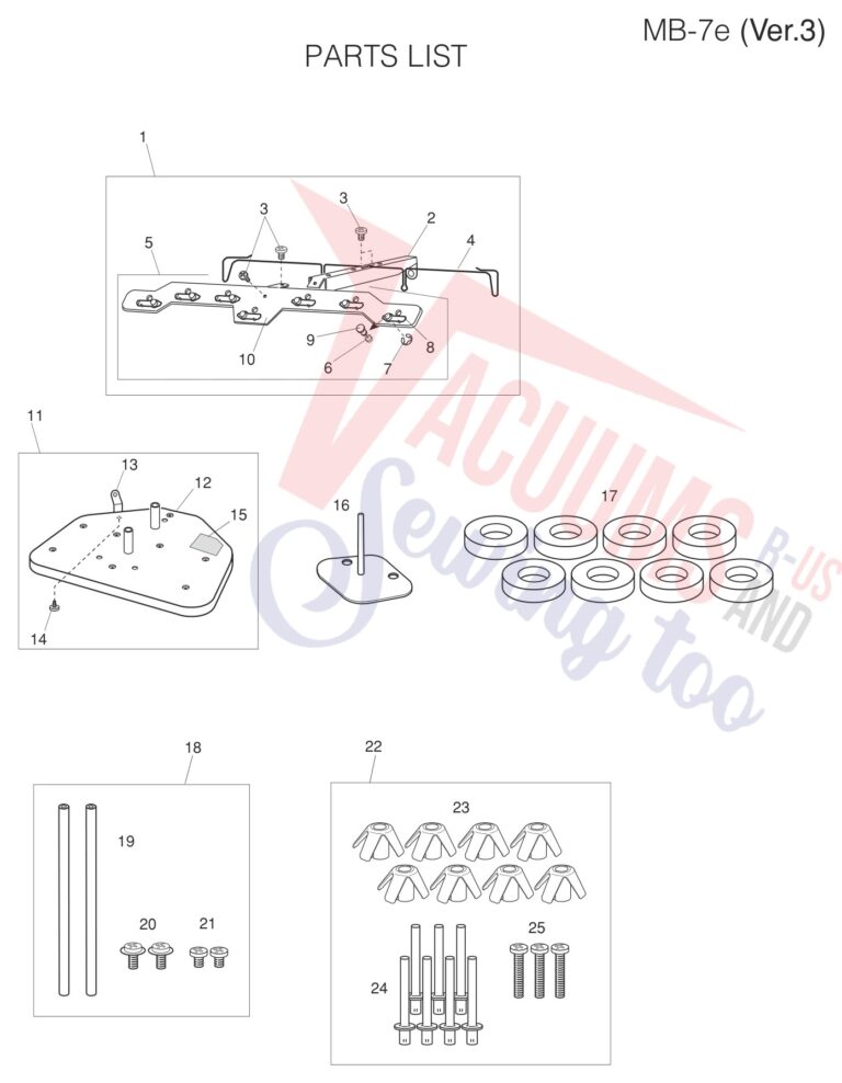 Janome MB7 V3 schematic page 15 preview