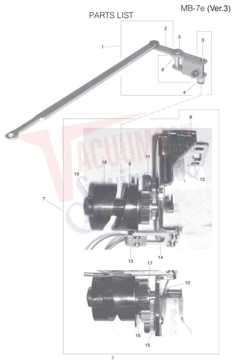 Janome MB7 V3 schematic page 19 preview