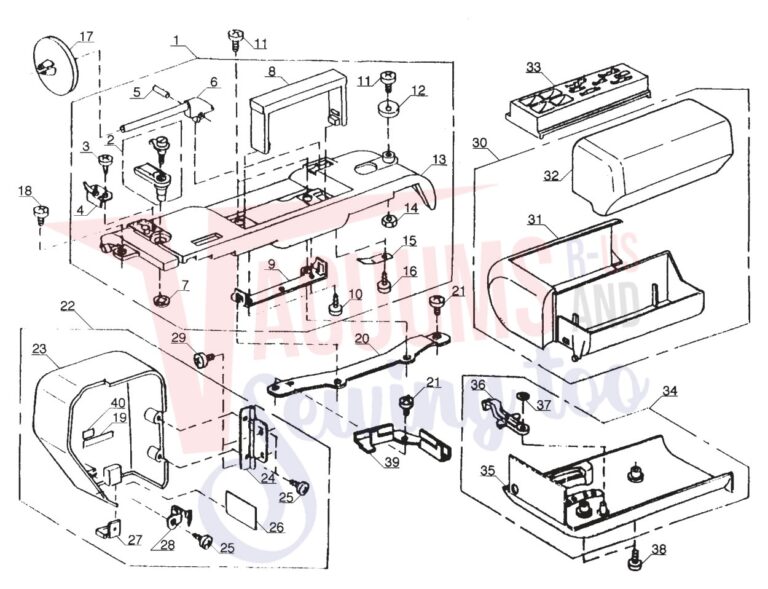 Janome MC2400 schematic page 1 preview