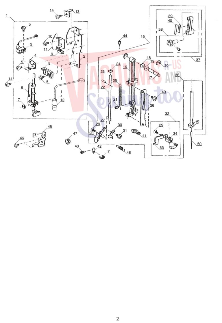 Janome MC2400 schematic page 2 preview