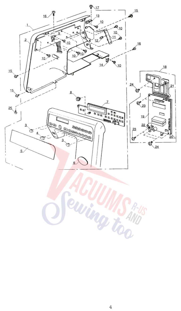Janome MC2400 schematic page 4 preview