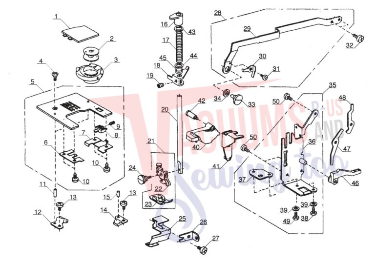 Janome MC2400 schematic page 6 preview